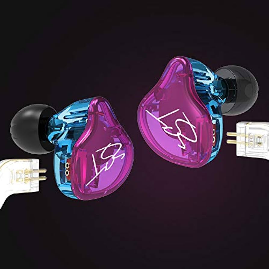 イヤホン PADSMAITH gamingIEM Amazon.com: KZ ZSX Earbuds Headphone IEM, 5BA+1DD Hybrid 6